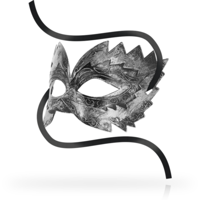 Alternative view of MÁSCARAS OHMAMA VENETIAN EYEMASK - PRATA