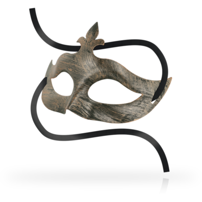 Alternative view of MÁSCARAS OHMAMA FLEUR DE LIS EYEMASK - COBRE