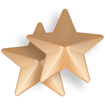 Cobertura coquette chic desire para bico - estrelas douradas coquette accessories caliente. Pt