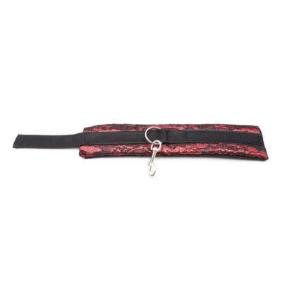 Ohmama fetish curto de veludo de renda de restrições de pulso nylon ohmama fetish caliente. Pt