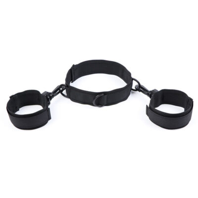 Colar de nylon ohmama fetiche com contenção de pulso ohmama fetish caliente. Pt