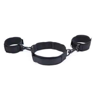 Colar de nylon ohmama fetiche com contenção de pulso ohmama fetish caliente. Pt