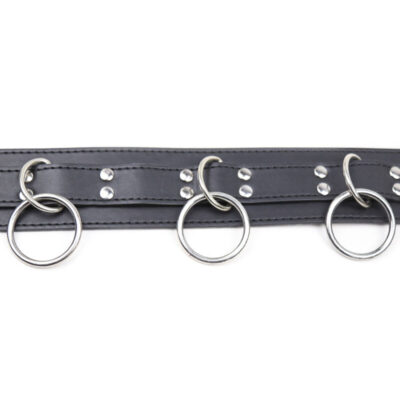 OHMAMA FETISH COLLAR SUMISION CON 3 ANILLAS 12 Ohmama fetish 3 ring slave collar ohmama fetish caliente. Pt