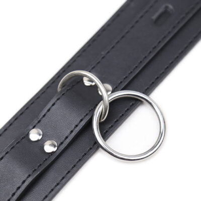 Alternative view of OHMAMA FETISH COLLAR SUMISION CON 3 ANILLAS