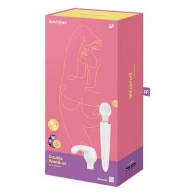 Satisfyer double wand-er app - white satisfyer connect caliente. Pt