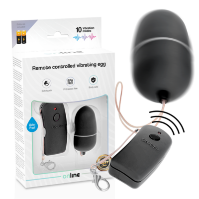 Alternative view of OVO VIBRANTE COM CONTROLE REMOTO ONLINE - PRETO