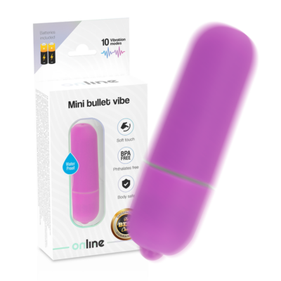 Alternative view of MINI BULLET VIBE ONLINE - ROXO