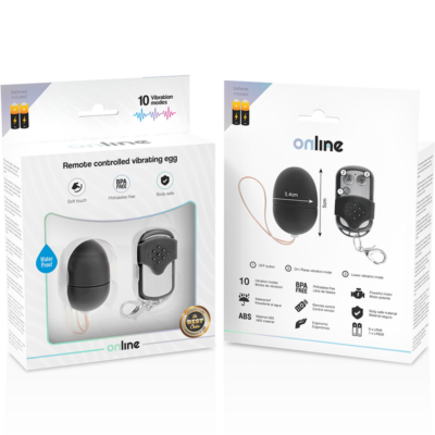 Ovo vibrante de controle remoto online s- preto online caliente. Pt