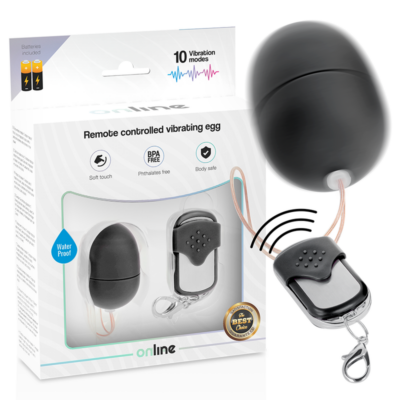 Alternative view of OVO VIBRANTE DE CONTROLE REMOTO ONLINE S- PRETO