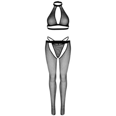 Top leg avenue fishnet, fio dental e meia-calça leg avenue sets caliente. Pt