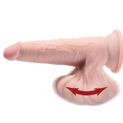 King cock plus 3d cock swing balls 24,5 cm - pele leve king cock plus caliente. Pt