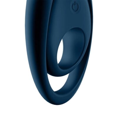 Alternative view of SATISFYER GLORIOUS DUO RING VIBRATOR BLUE