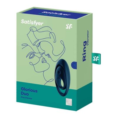 Satisfyer glorious duo ring vibrator blue satisfyer ring caliente. Pt