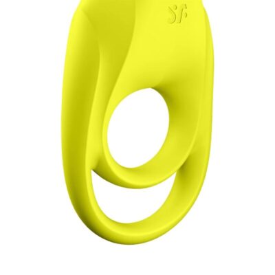 Alternative view of SATISFYER SPECTACULAR DUO RING VIBRATOR AMARELO