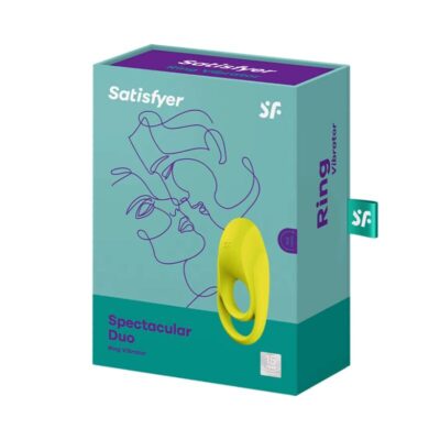 SATISFYER SPECTACULAR DUO RING VIBRATOR AMARELO 5 Satisfyer spectacular duo ring vibrator amarelo satisfyer ring caliente. Pt