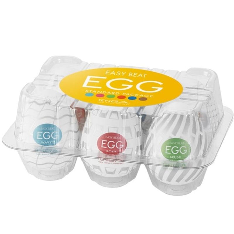 Tenga easy beat 6 pacotes de ovos stroker tenga caliente. Pt