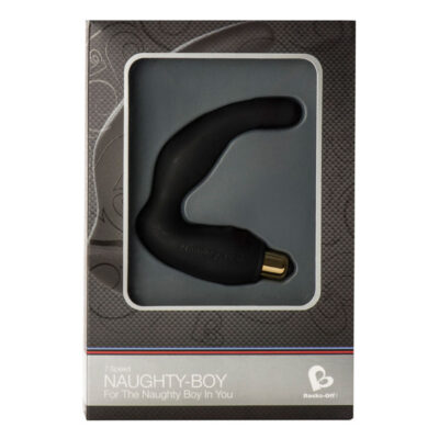 Alternative view of NAUGHTY-BOY 7 VELOCIDADE VIBRATÓRIO MASSAGER PRETO