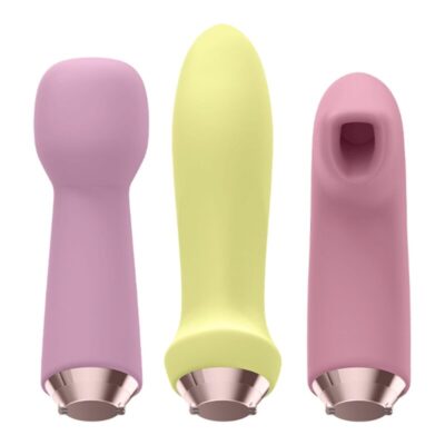 Satisfyer marvelous four - conjunto de vibrador e pulso de ar satisfyer air pulse caliente. Pt