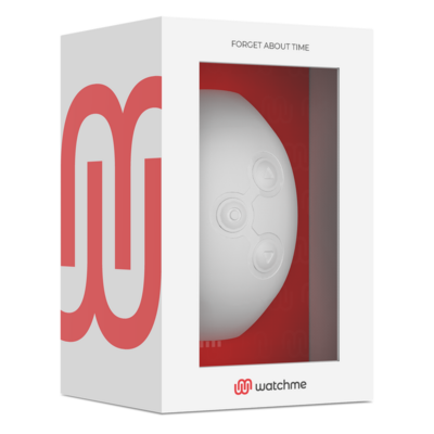 Watchme™ - relógio com tecnologia sem fio branco watchme caliente. Pt