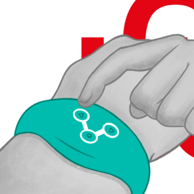 Watchme™ - relógio com tecnologia sem fio aquamarina watchme caliente. Pt