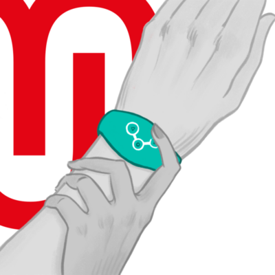 Watchme™ - relógio com tecnologia sem fio aquamarina watchme caliente. Pt