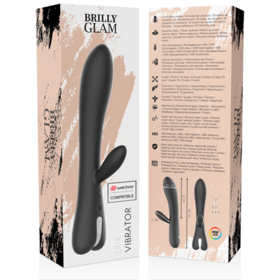 Brilly glam erik vibrador watchme tecnologia sem fio compatível brilly glam caliente. Pt