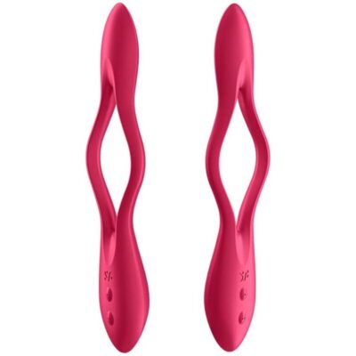 Alternative view of SATISFYER ELASTIC JOY MULTI VIBRADOR - ROJO