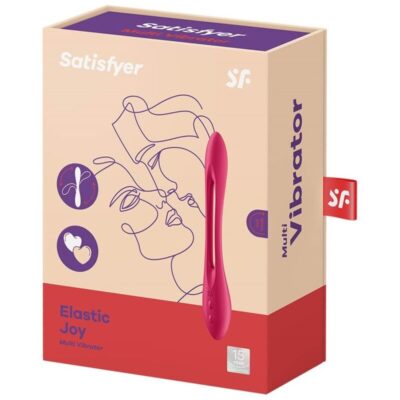 SATISFYER ELASTIC JOY MULTI VIBRADOR - ROJO 8 Satisfyer elastic joy multi vibrator - red satisfyer vibrator caliente. Pt