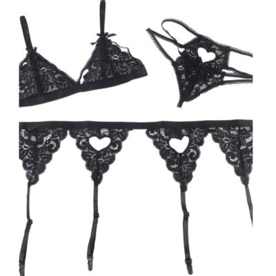 CONJUNTO SUBBLIME TRÊS PEÇAS SUTIÃ + CINTA LIGA + CALÇA L/XL 23 Conjunto subblime três peças sutiã + cinta liga + calça l/xl - image 8