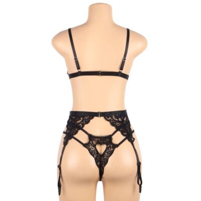 CONJUNTO SUBBLIME TRÊS PEÇAS SUTIÃ + CINTA LIGA + CALÇA L/XL 26 Conjunto subblime três peças sutiã + cinta liga + calça l/xl - image 11