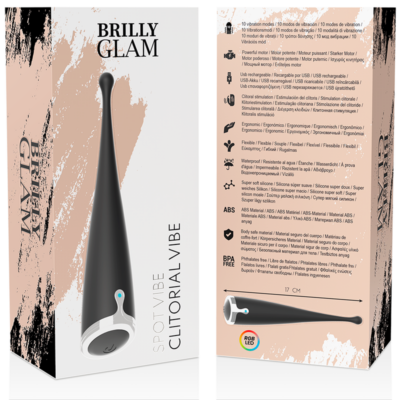 Brilly glam spot vibe clitorial preto brilly glam caliente. Pt