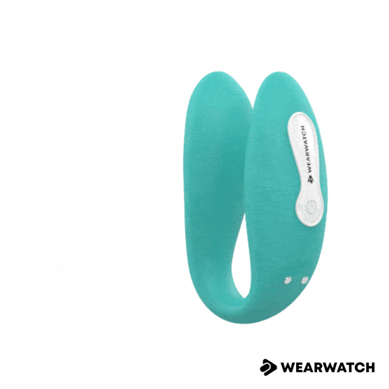 Wearwatch dual pleasure wireless technology watchme light aquamarine / coral wearwatch caliente. Pt