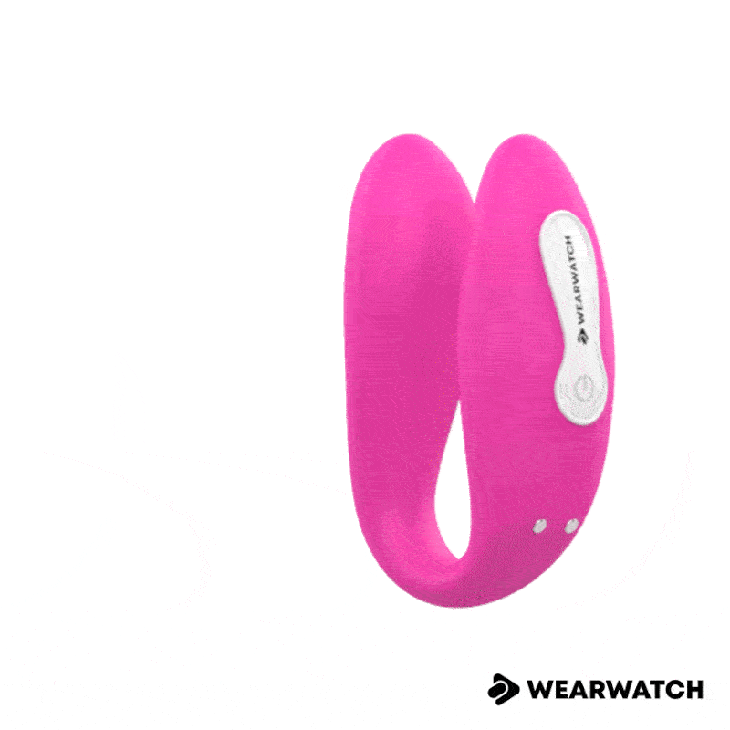 Wearwatch dual pleasure wireless technology watchme fuchsia / jet black wearwatch caliente. Pt