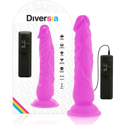 Alternative view of DIVERSIA FLEXÍVEL VIBRAÇÃO VIBRANTE 21 CM - ROXO