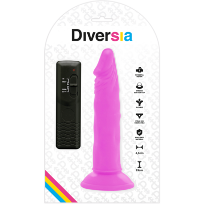 Diversia flexível vibração vibrante 23 cm - roxo diversia caliente. Pt