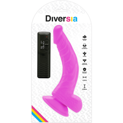 DIVERSIA VIBRAÇÃO FLEXÍVEL DIVERSIA 21,5 CM - ROXO 14 Diversia vibração flexível diversia 21,5 cm - roxo diversia caliente. Pt