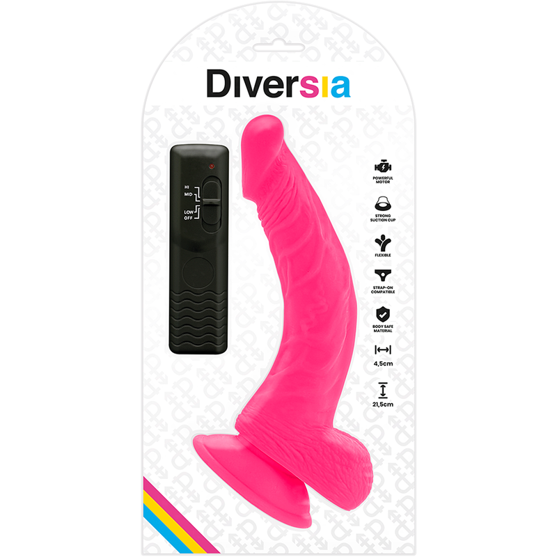 DIVERSIA VIBRAÇÃO FLEXÍVEL DIVERSIA 21,5 CM - ROXO 8 Diversia vibração flexível diversia 21,5 cm - roxo - image 8