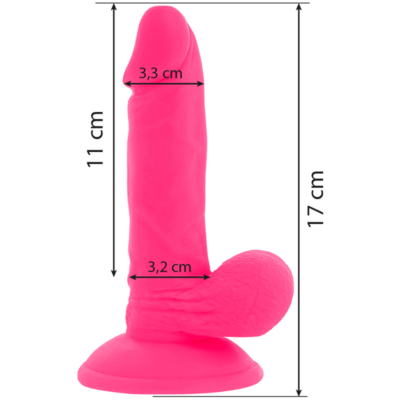Diversia flexível vibração vibração 17 cm - rosa diversia caliente. Pt