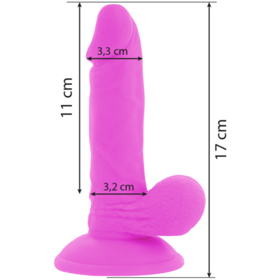 Diversia flexível vibratório 17 cm - roxo diversia caliente. Pt