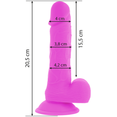 Diversia flexível vibratório 20,5 cm - roxo diversia caliente. Pt