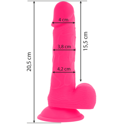 DIVERSIA VIBRAÇÃO FLEXÍVEL DIVERSIA 20,5 CM - ROSA 10 Diversia vibração flexível diversia 20,5 cm - rosa diversia caliente. Pt