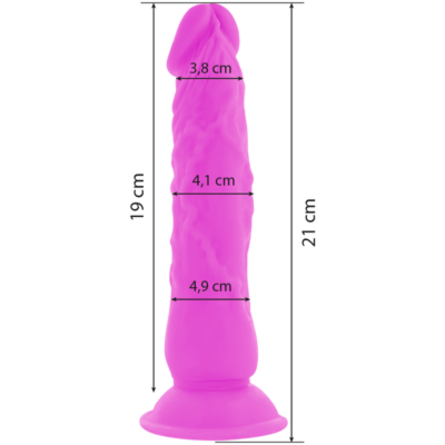 Diversia flexível vibração vibrante 21 cm - roxo diversia caliente. Pt