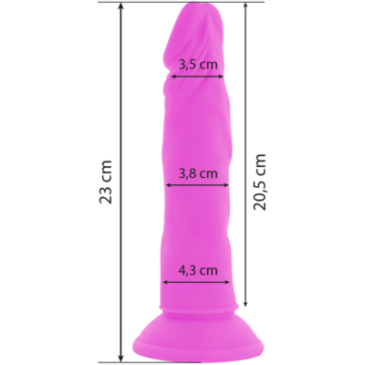 Diversia flexível vibração vibrante 23 cm - roxo diversia caliente. Pt