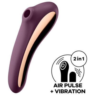 Alternative view of SATISFYER DUAL KISS ESTIMULANTE CLIT - VINHO TINTO
