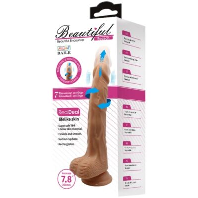 Lindo encontro bodach impulso e rotação 20 cm baile dildos caliente. Pt