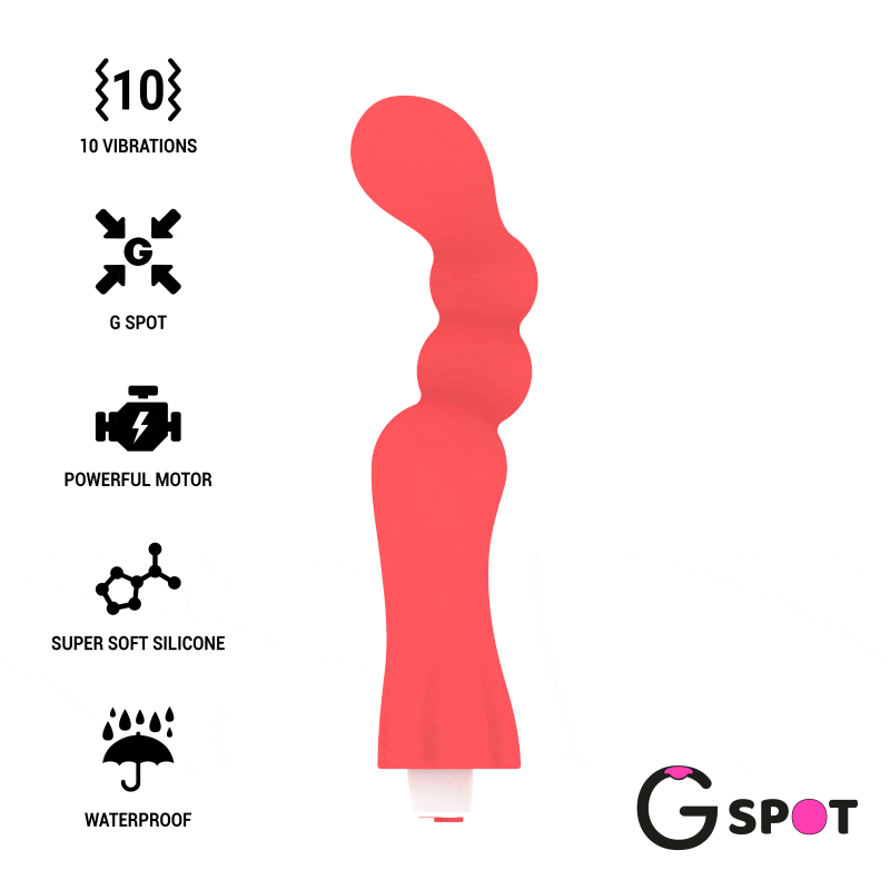 G-SPOT™- GOHAN G-SPOT VIBRADOR LUZ VERMELHA