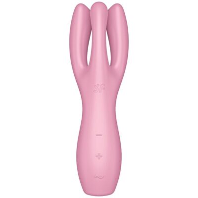 Alternative view of VIBRADOR SATISFYER THREESOME 3 - ROSA