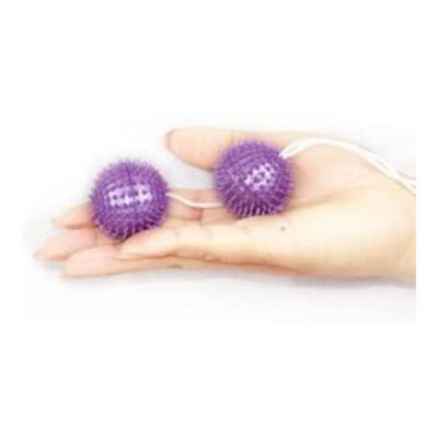 Um profundo prazer bolas pontas roxas 3,60 cm baile stimulating caliente. Pt
