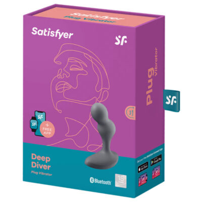 Satisfyer deep diver vibrating plug app - grey satisfyer connect caliente. Pt