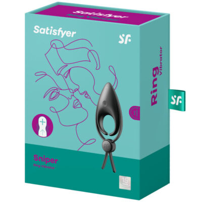 Vibrador de anel de sniper satisfyer preto - image 3